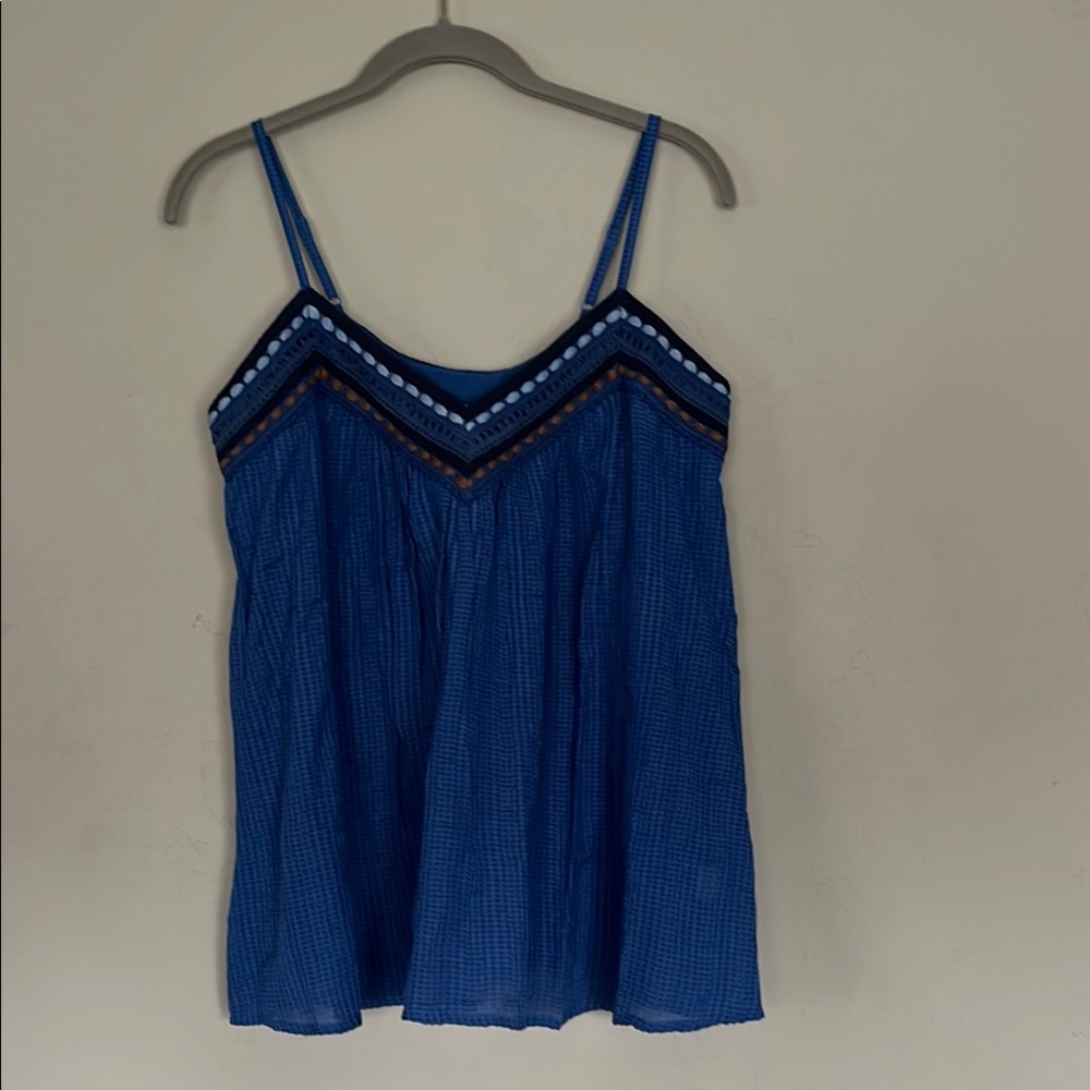Conditions Apply Banana fiber Blue Sleeveless Top
SZ XS NWT adjustable straps